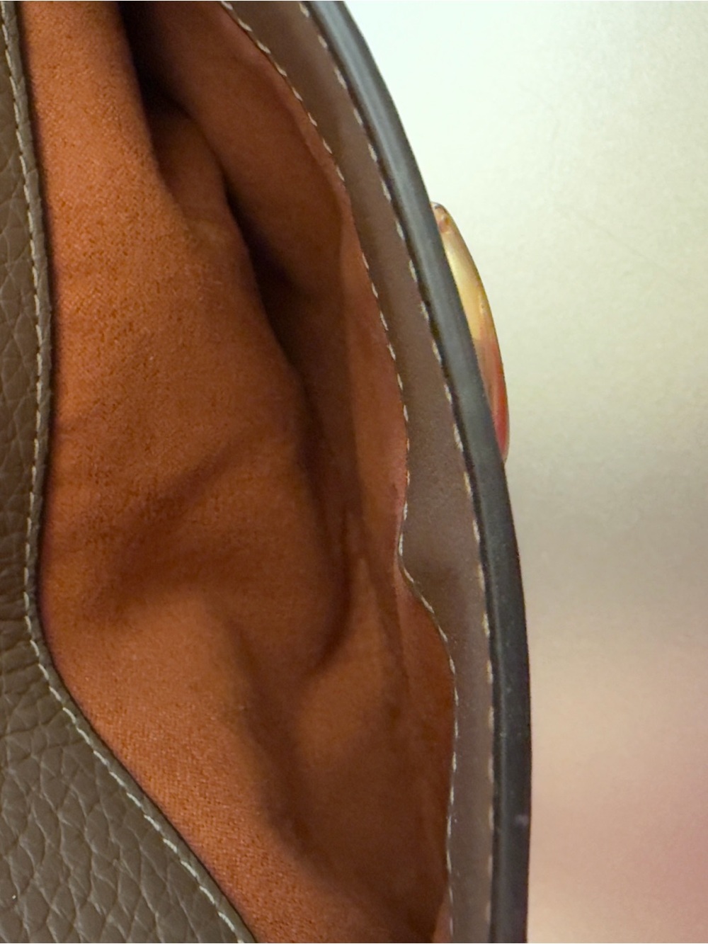 Coach Tan Pebbled Leather Crossbody Camera Bag - Picture 13 of 13